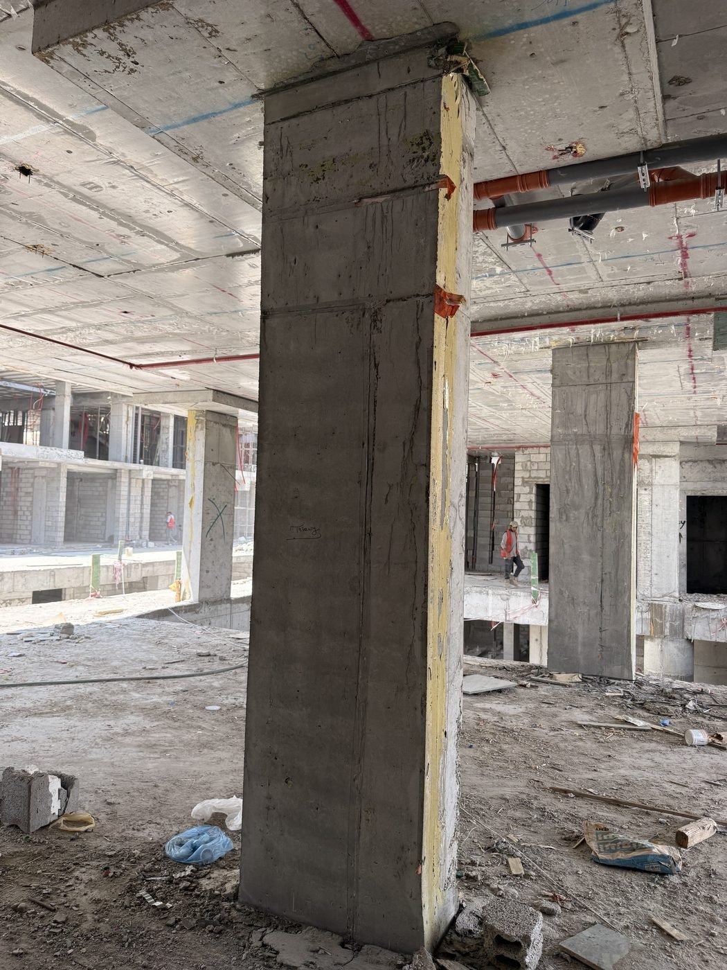 تدعيم 470 عمود — مجمع سكني — الرياض (2)