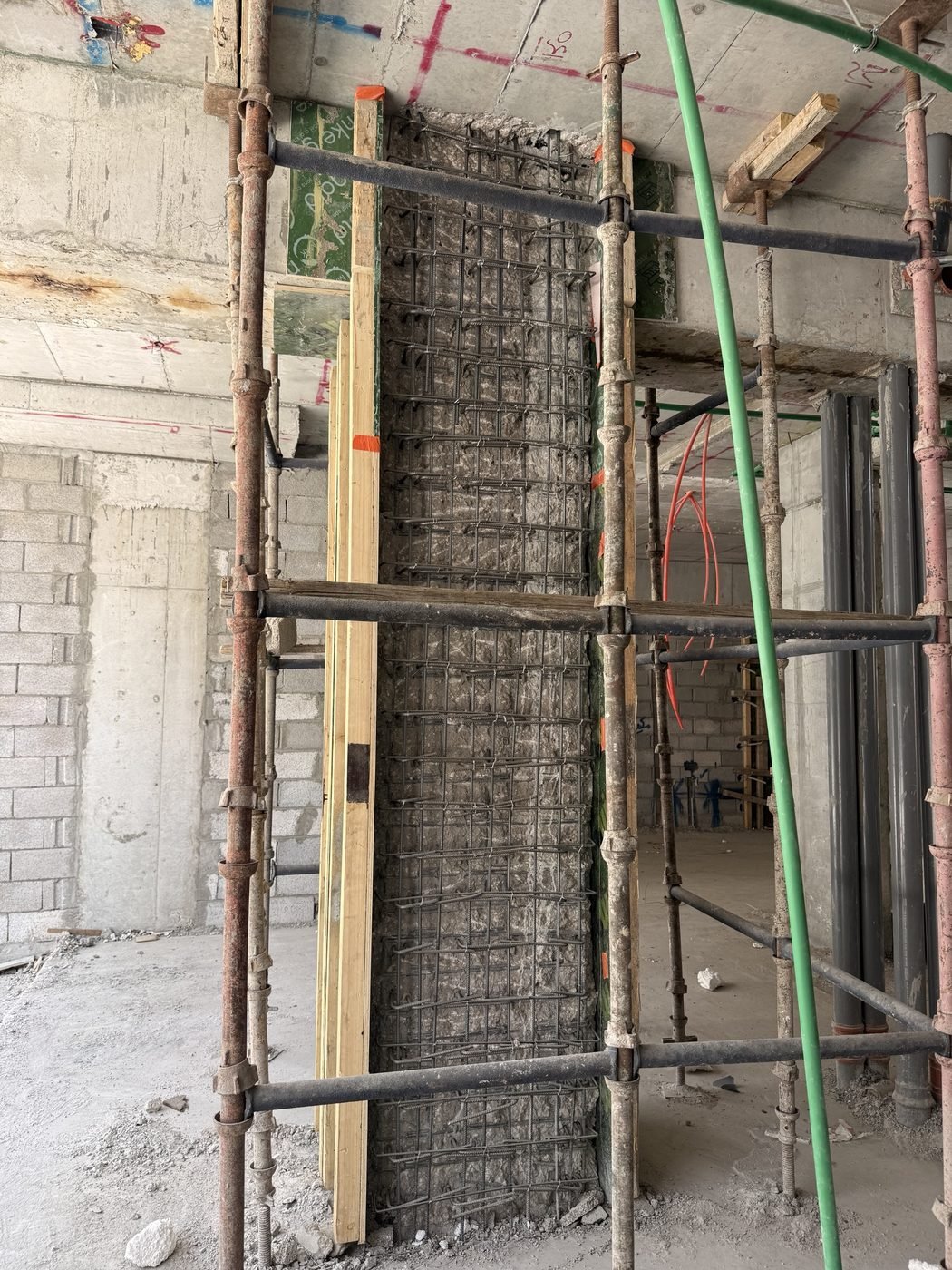 تدعيم 470 عمود — مجمع سكني — الرياض (6)